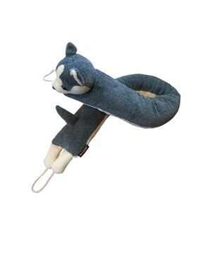 MAGZO gray white Siberian Husky Dog door draft stopper